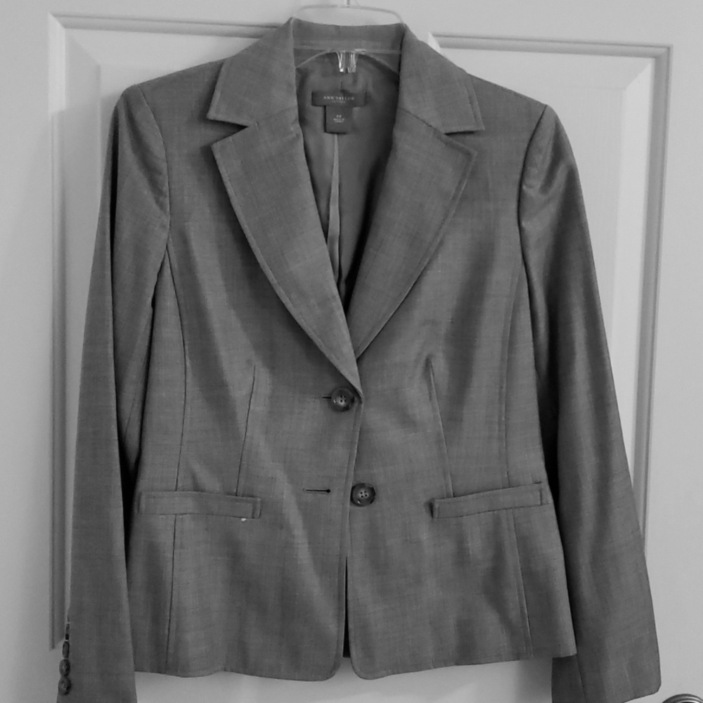 Ann Taylor Gray Blazer